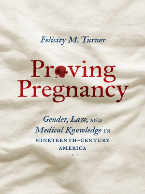 cover image of Proving Pregnancy